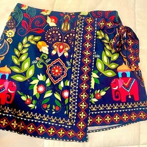 MAKEMECHIC Colorful Wrap Skirt